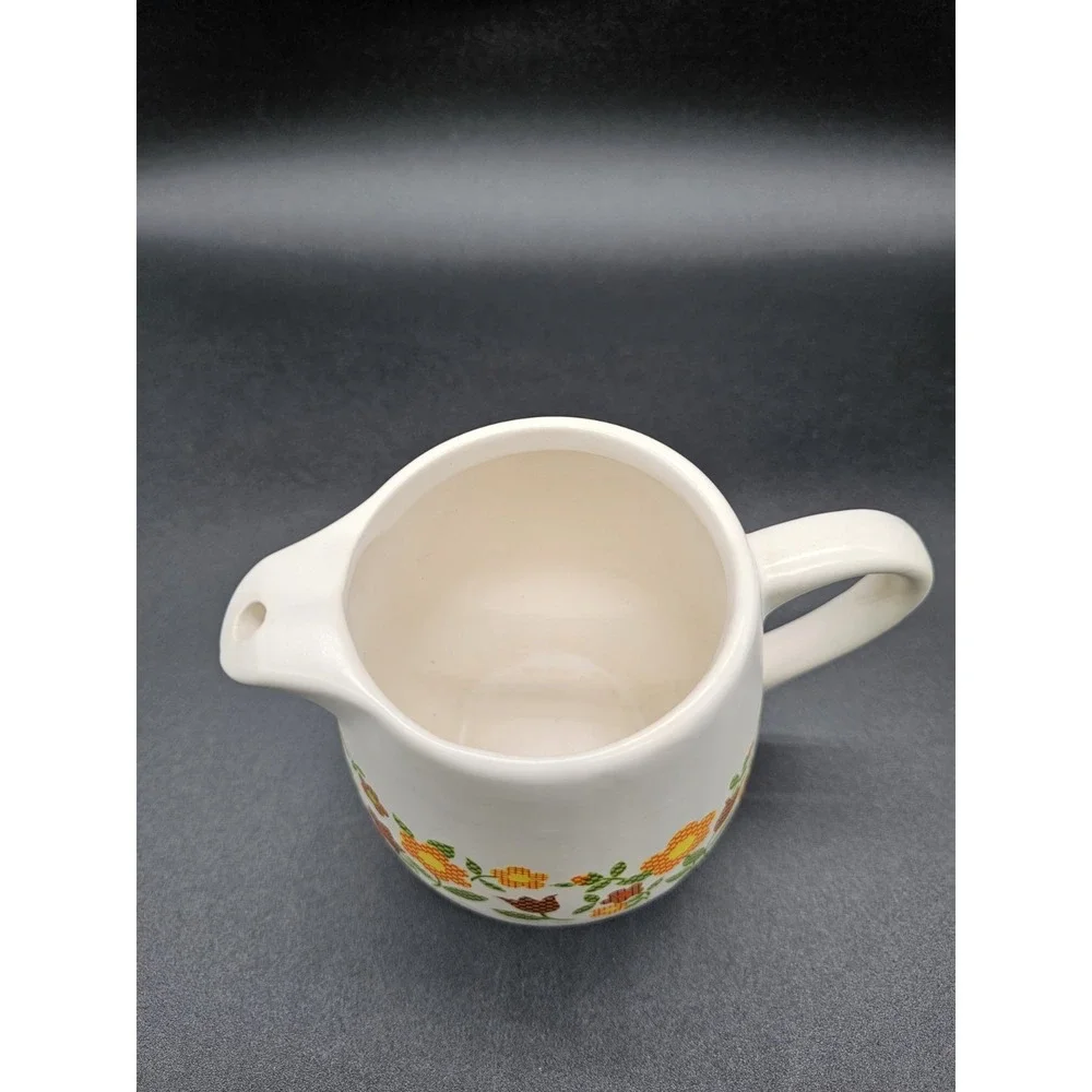 Mccoy Pottery‎ USA Patchwork Pattern Creamer #7020